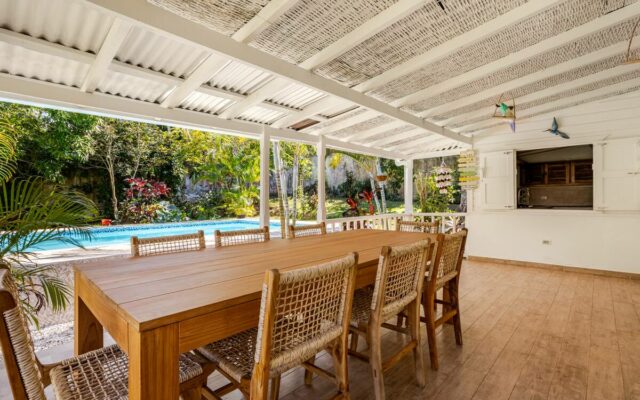 Coin à manger villa ti paradis Las Terrenas