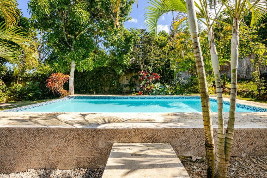 Piscina villa ti paradis Las Terrenas