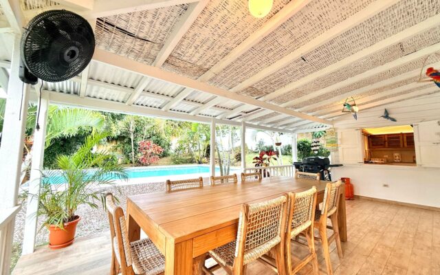 Terrasse villa ti paradis, Las Terrenas