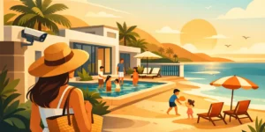 Vacances en famille en villa sécurisée