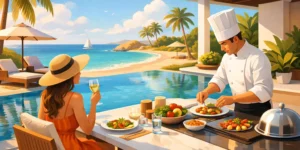 Chef privé en villa vacances, bonne idée ?